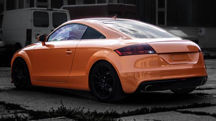 TECKWRAP RB19-HD Deep Orange fényes gyöngyház autófólia - Audi TT Coupe - 4 - Fotó - {PHOTO}