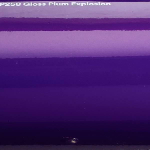 A 3M 1080-GP258 Gloss Plum Explosion a 3M 1080 Series fényes autófóliák , megjelenésű fóliája. 3M 1080-GP258 Gloss Plum Explosion - Termékfotó