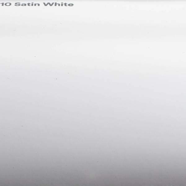 A 3M 1080-S10 Satin White a 3M 1080 Series szatén autófóliák , megjelenésű fóliája. 3M 1080-S10 Satin White - Termékfotó