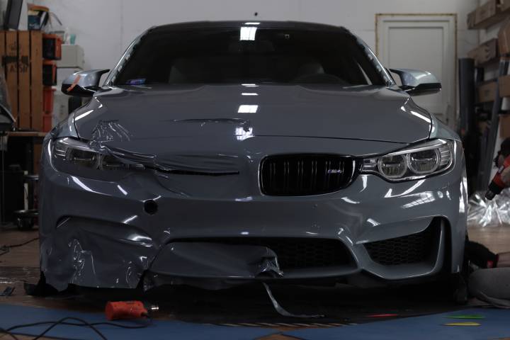 BMW fóliázás BMW M4 Teckwrap CG27-HD True Nardo Grey 2 - {PHOTO}