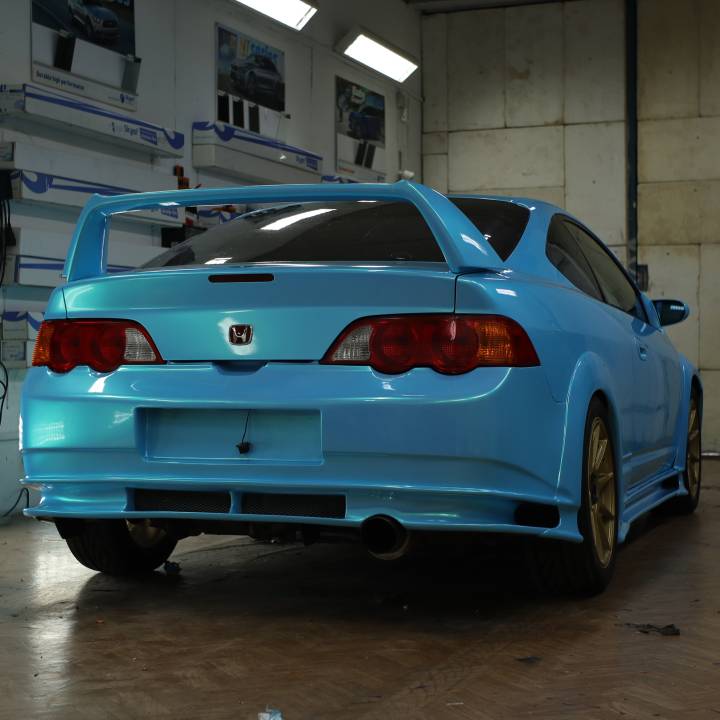 TECKWRAP RB09-HD Caribbean Blue fényes gyöngyház autófólia - Acura RSX Type-R - 7 - Kép TECKWRAP RB09-HD Caribbean Blue fényes gyöngyház autófólia - Acura RSX Type-R - 7 - Fotó - {PHOTO}